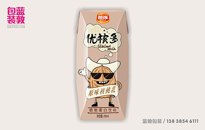 智強核桃乳產品包裝策劃設計